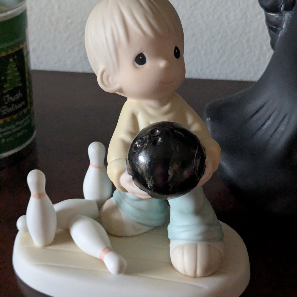 "Lord Spare Me" Precious Moments Figurine In Excellent Condition.